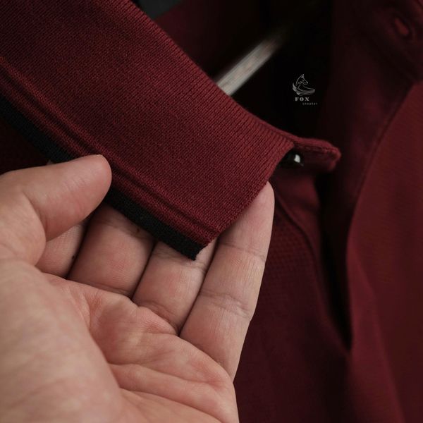 Polo Boss Đỏ Mận Hàng Chính Hãng