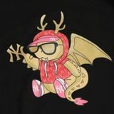 Áo thun MLB Dragon Overfit New York Yankees Black I 3ATSQ0141 50BKS Hàng Chính Hãng