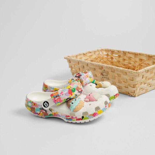 Dép xốp hoạt hình siêu dễ thương – Quai êm, đính charm 3D ngộ nghĩnh, đi nhẹ thoáng chân