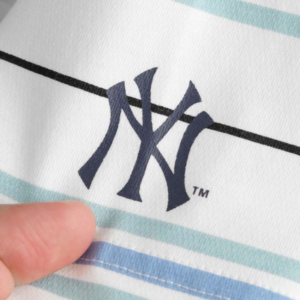 Áo Thun New Era Yankees Trắng Sọc Hàng Chính Hãng 14032985