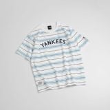 Áo Thun New Era Yankees Trắng Sọc Hàng Chính Hãng 14032985
