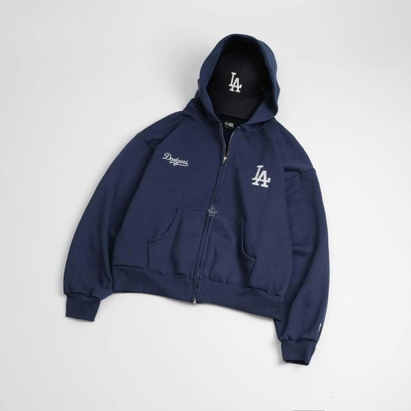Hoodie Zip New Era LA Navy Hàng Chính Hãng 14895302