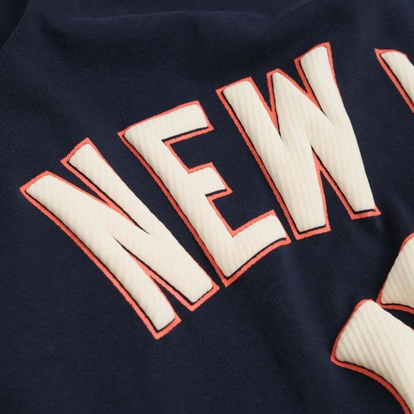 Áo Thun New Era NY Navy Phồng Hàng Chính Hãng 14032983