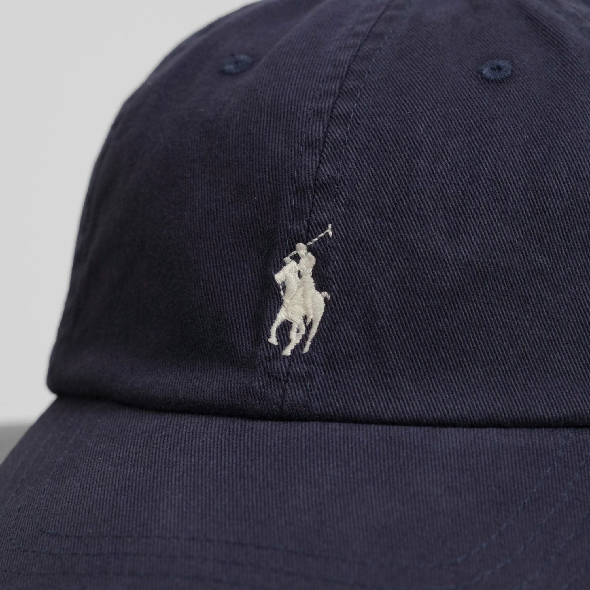  NÓN RALPH LAUREN NAVY LOGO TRẮNG 