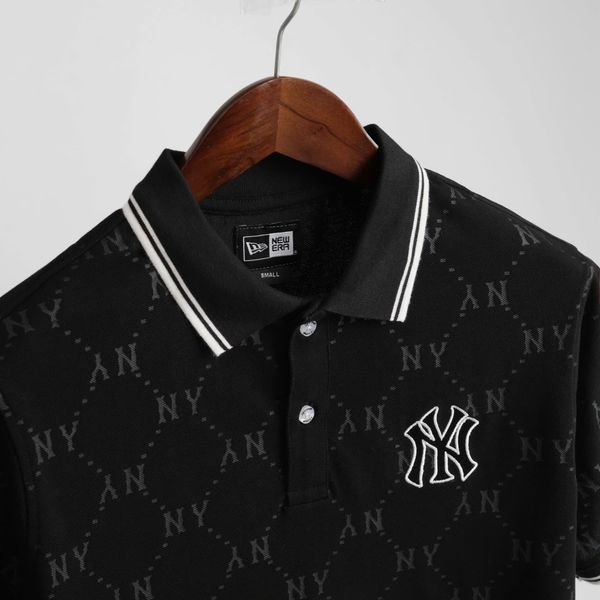  Polo New Era NY Mono Đen 13622798 Hàng Chính Hãng 