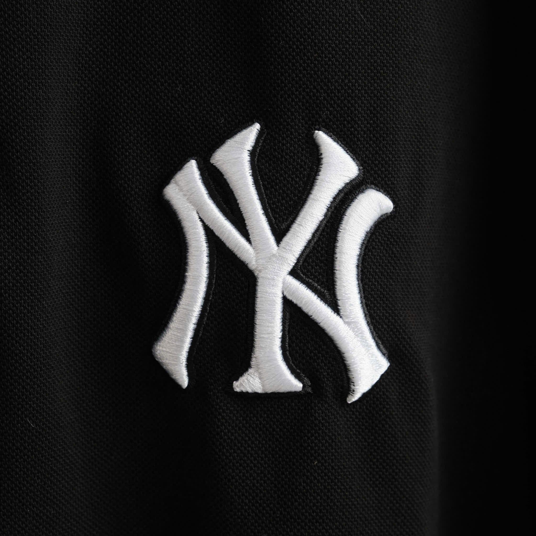  Polo New Era NY Đen Cổ Trắng 13622700 Hàng Chính Hãng 