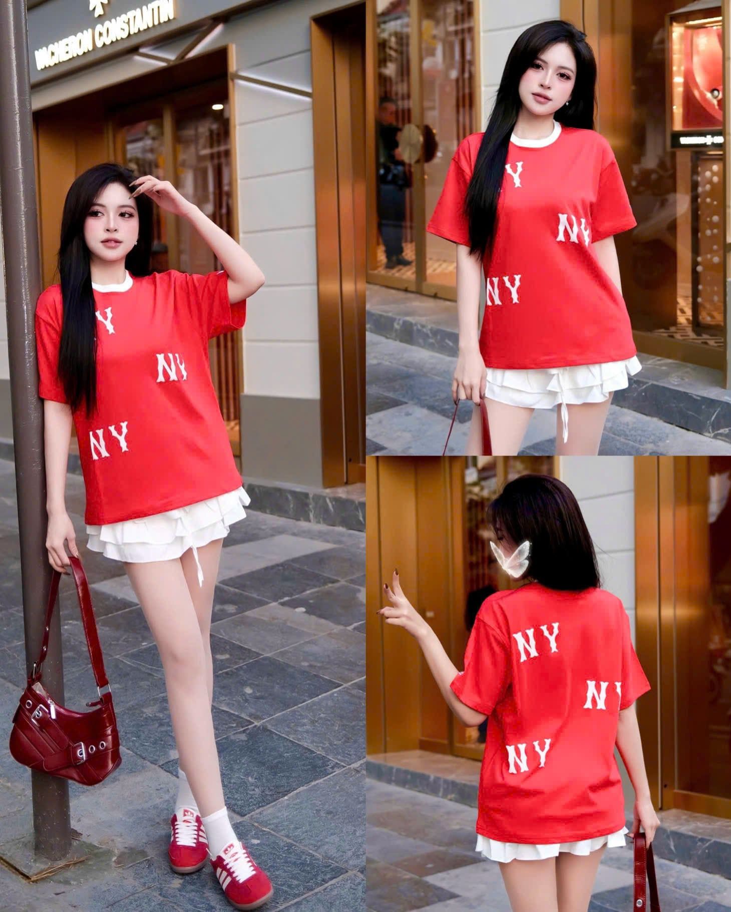  SALE - Áo Thun New Era 3NY Đỏ Hàng Chính Hãng CODE: 12225658 