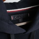 Hoodie Tommy Navy TH Giữa Ngực Hàng Chính Hãng 