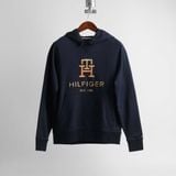  Hoodie Tommy Navy TH Giữa Ngực Hàng Chính Hãng 