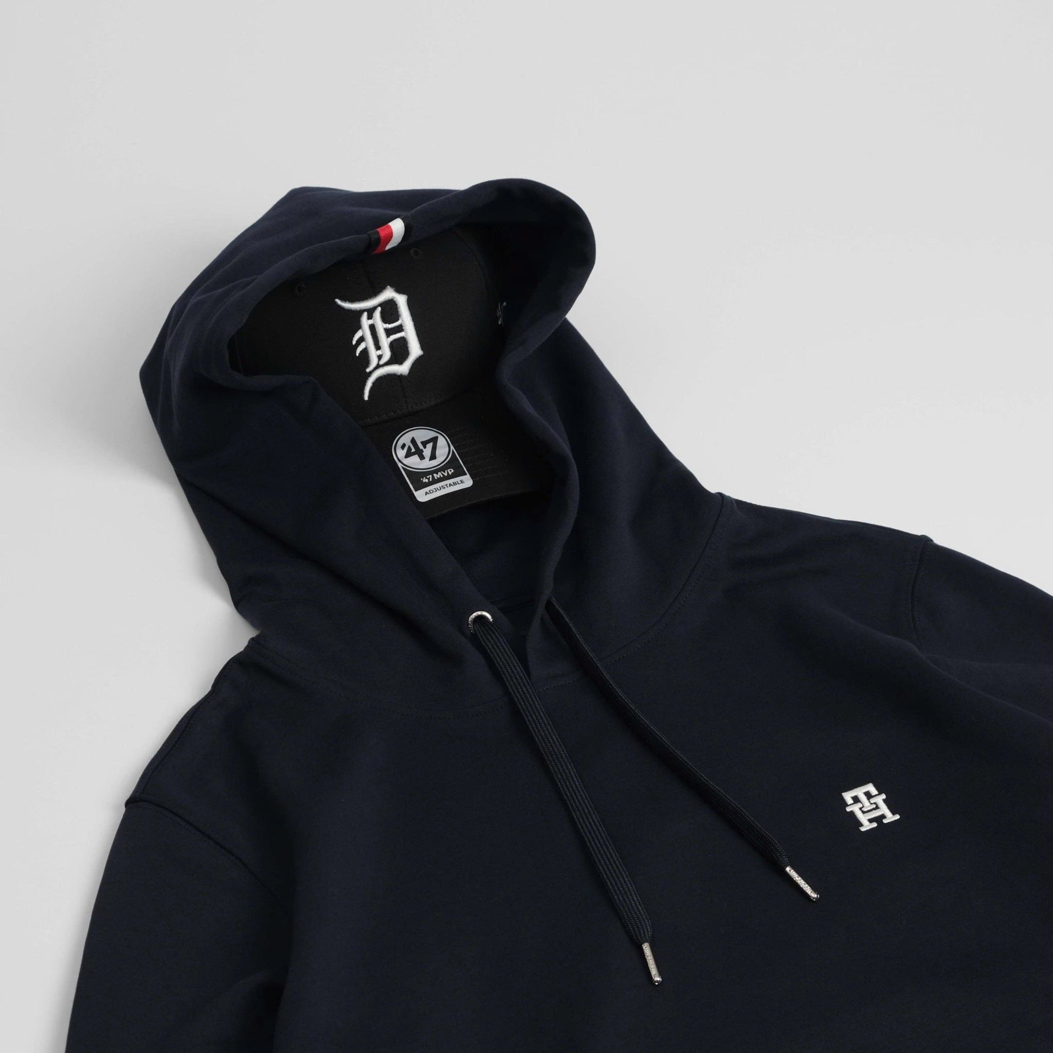  Hoodie Tommy TH Navy Hàng Chính Hãng 