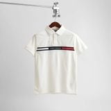  Polo Tommy Trắng Sọc Ngực V2 Hàng Chính Hãng Code: mw0mw38130 