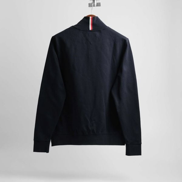  Sweater Half Zip Tommy TH Navy Hàng Chính Hãng 