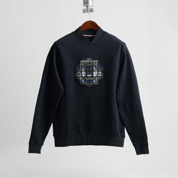  Sweater Tommy Navy Logo Hoa Hàng Chính Hãng 