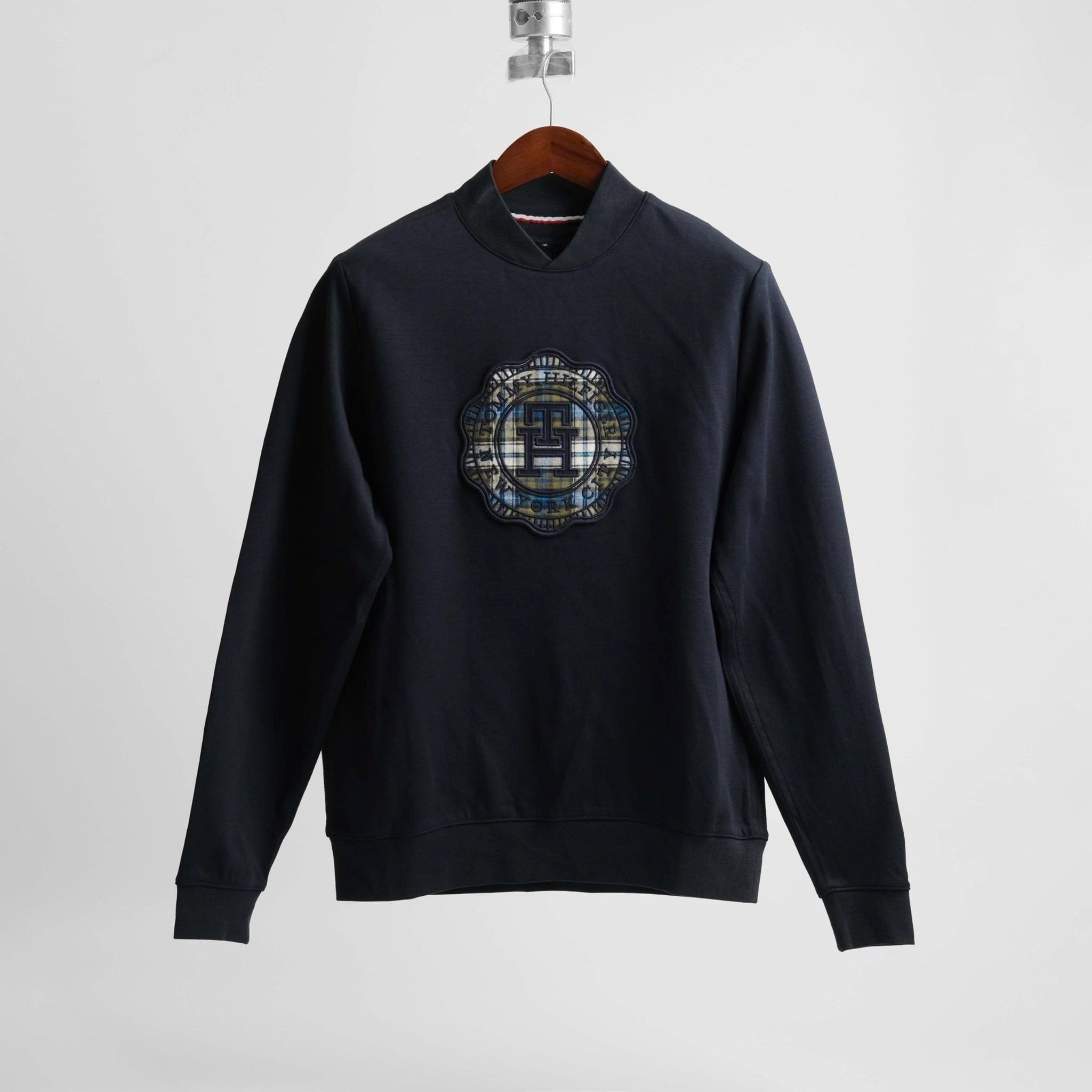  Sweater Tommy Navy Logo Hoa Hàng Chính Hãng 