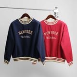  Sweater New Era Đỏ Bo Kem Hàng Chính Hãng 15367841 