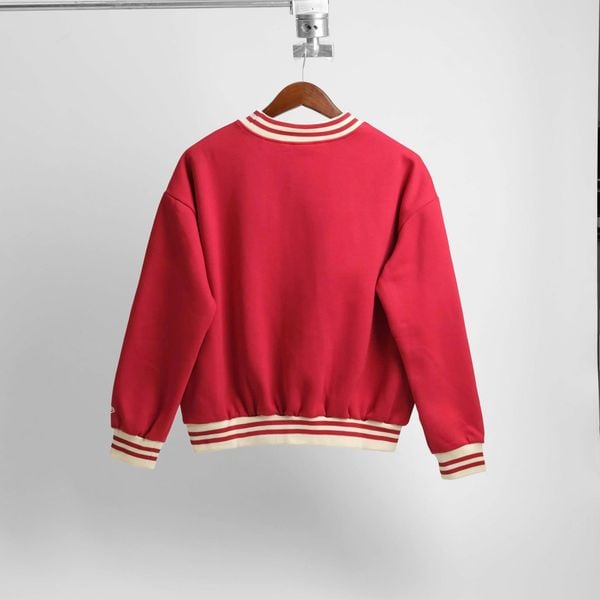  Sweater New Era Đỏ Bo Kem Hàng Chính Hãng 15367841 
