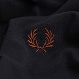 Polo Fred Perry Navy Viền Kem Hàng Chính Hãng 
