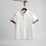  Polo Tommy Trắng Tay Viền V2 Hàng Chính Hãng 