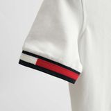  Polo Tommy Trắng Tay Viền V2 Hàng Chính Hãng 