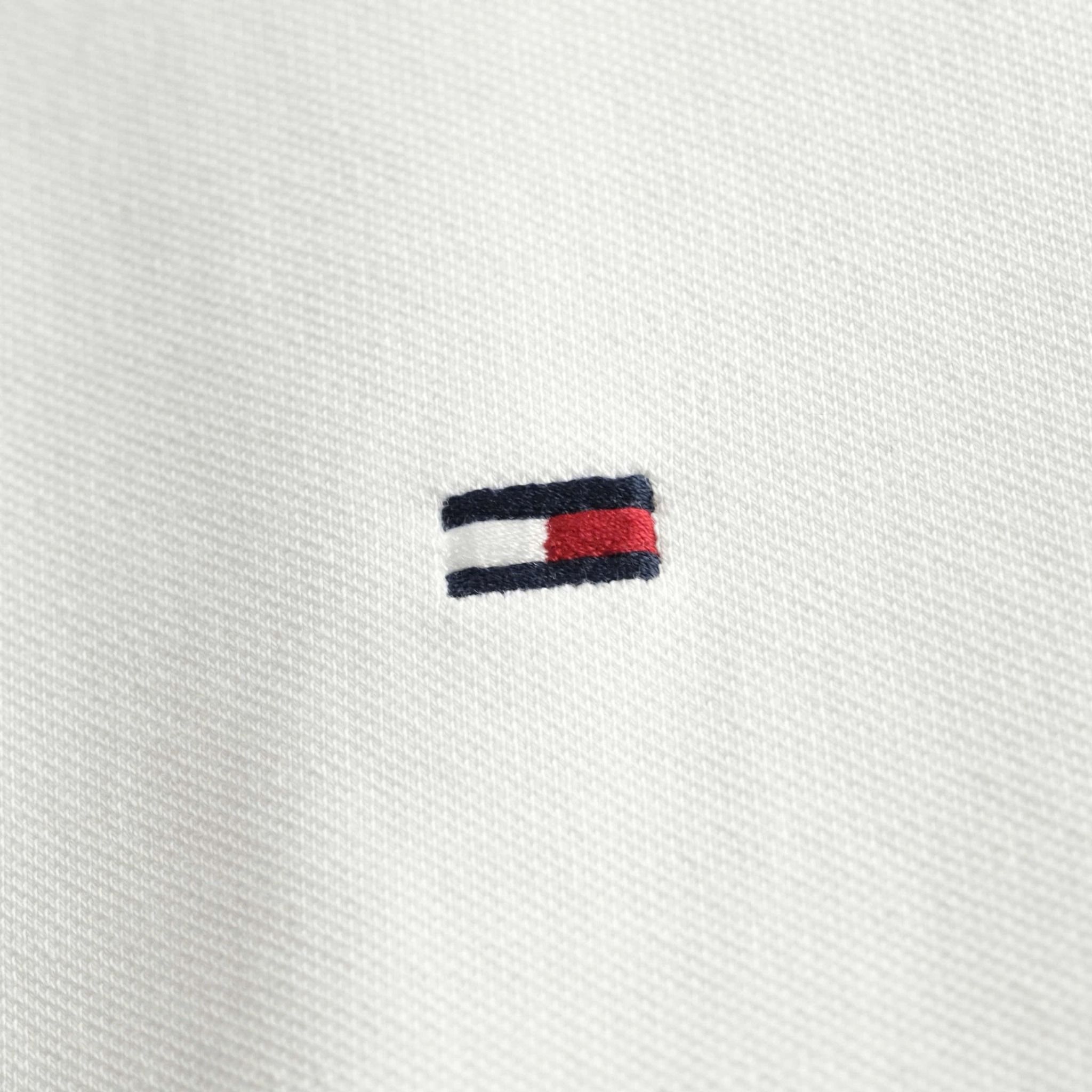  Polo Tommy Trắng Tay Viền V2 Hàng Chính Hãng 