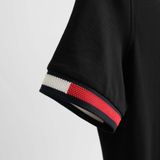  Polo Tommy Đen Tay Viền Hàng Chính Hãng 