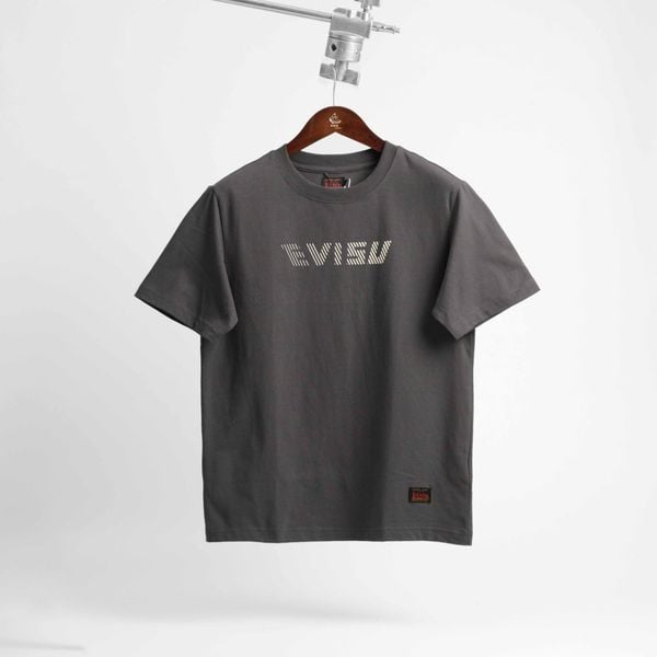  Áo Thun Evisu Xám Sọc Hàng Chính Hãng 