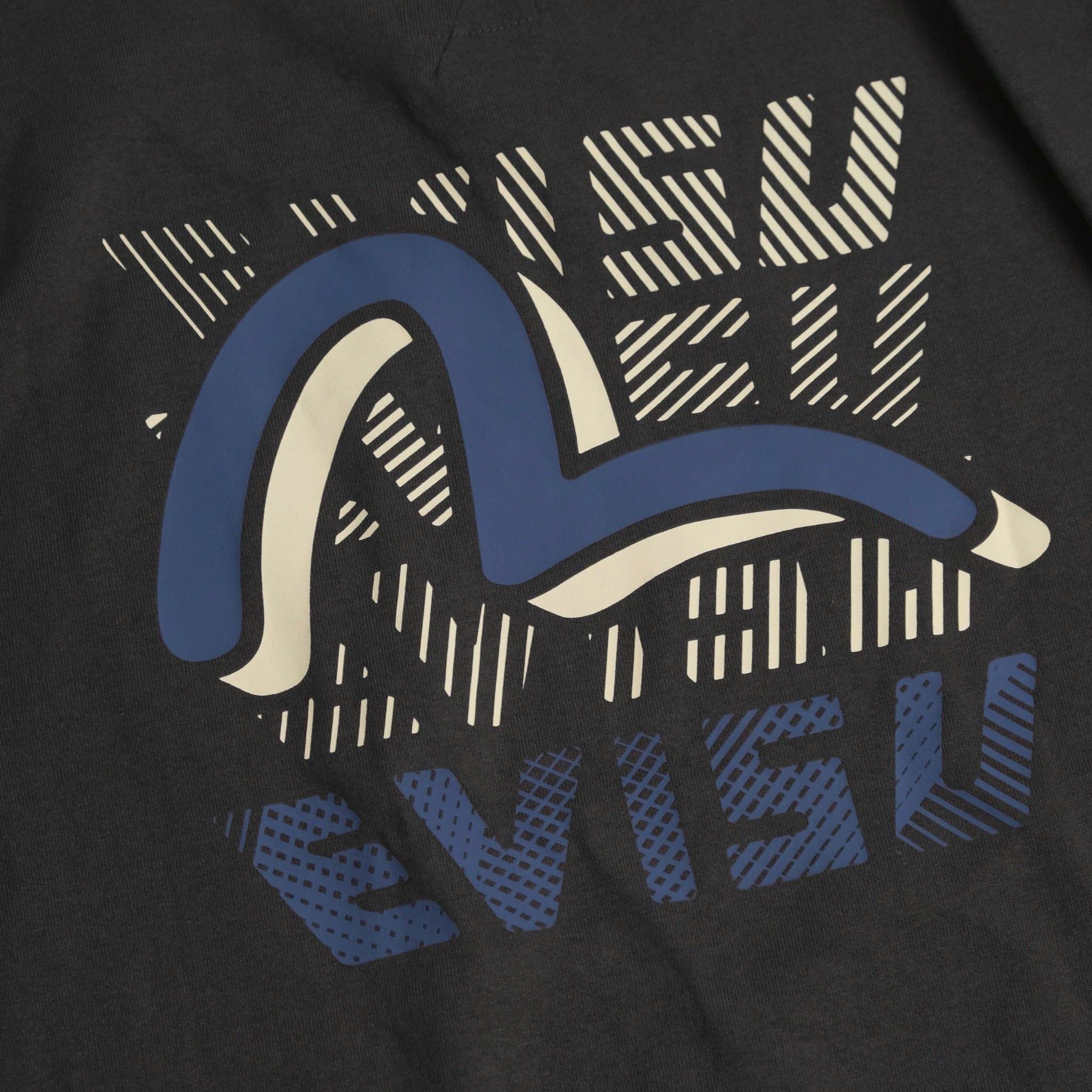  Áo Thun Evisu Xám Sọc Hàng Chính Hãng 