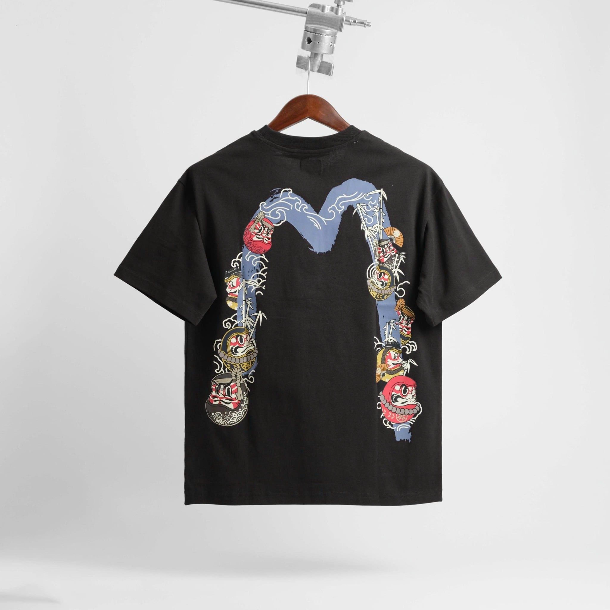  Áo Thun Evisu 1911 Đen Hàng Chính Hãng 