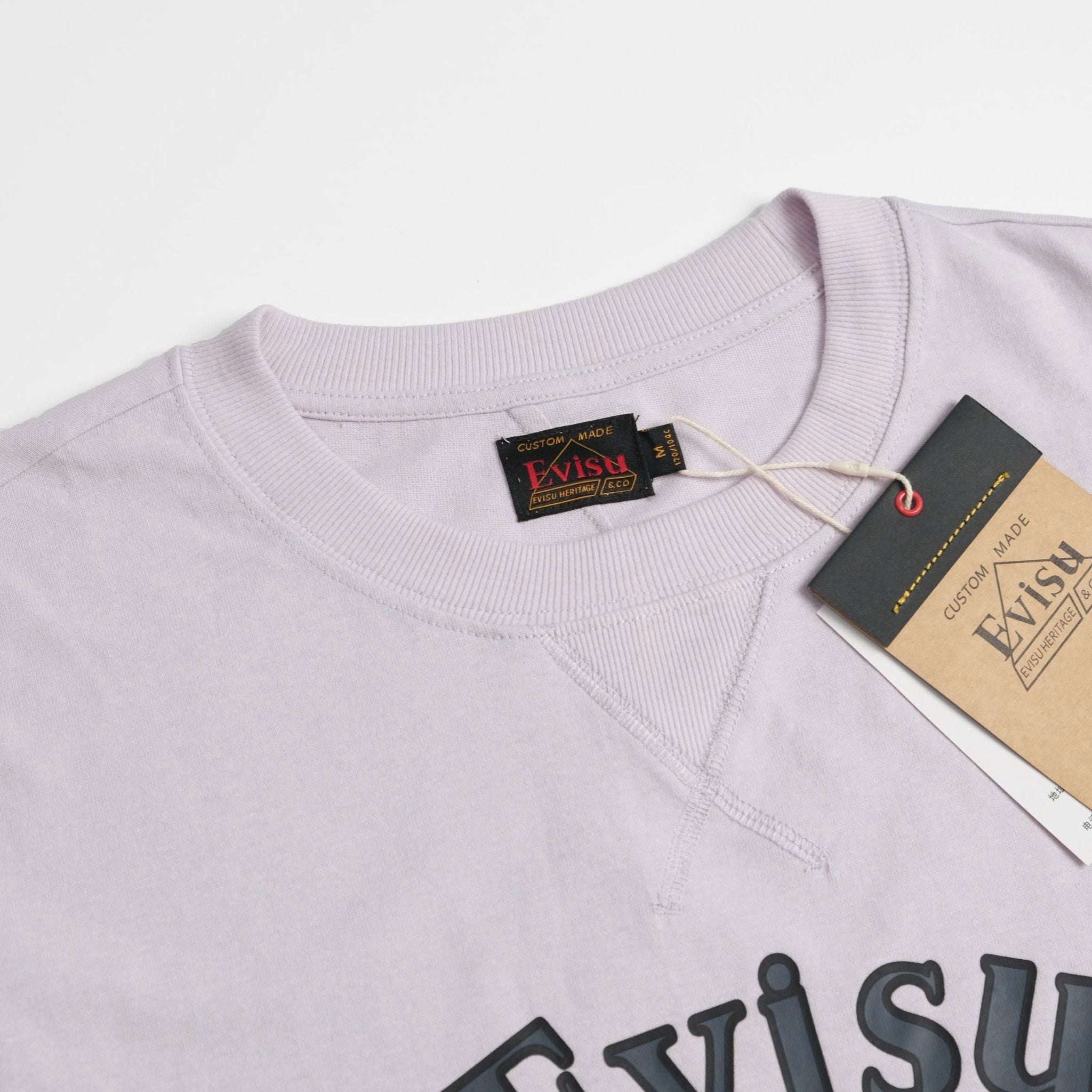  Áo Thun Evisu OSA Tím Nhạt Hàng Chính Hãng 