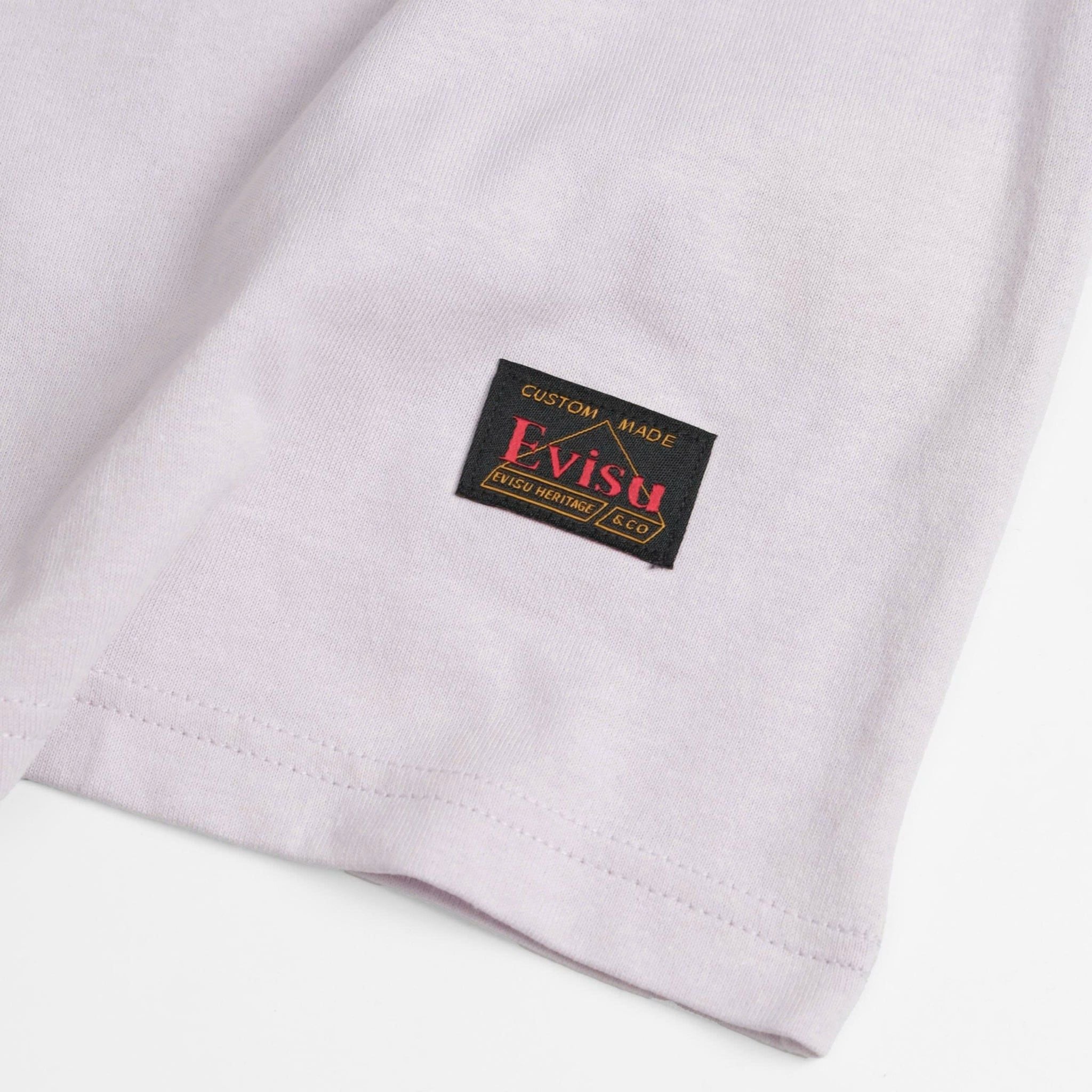  Áo Thun Evisu OSA Tím Nhạt Hàng Chính Hãng 