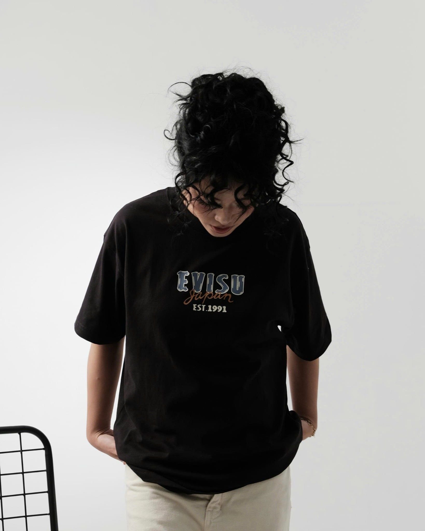  Áo Thun Evisu 1911 Đen Hàng Chính Hãng 