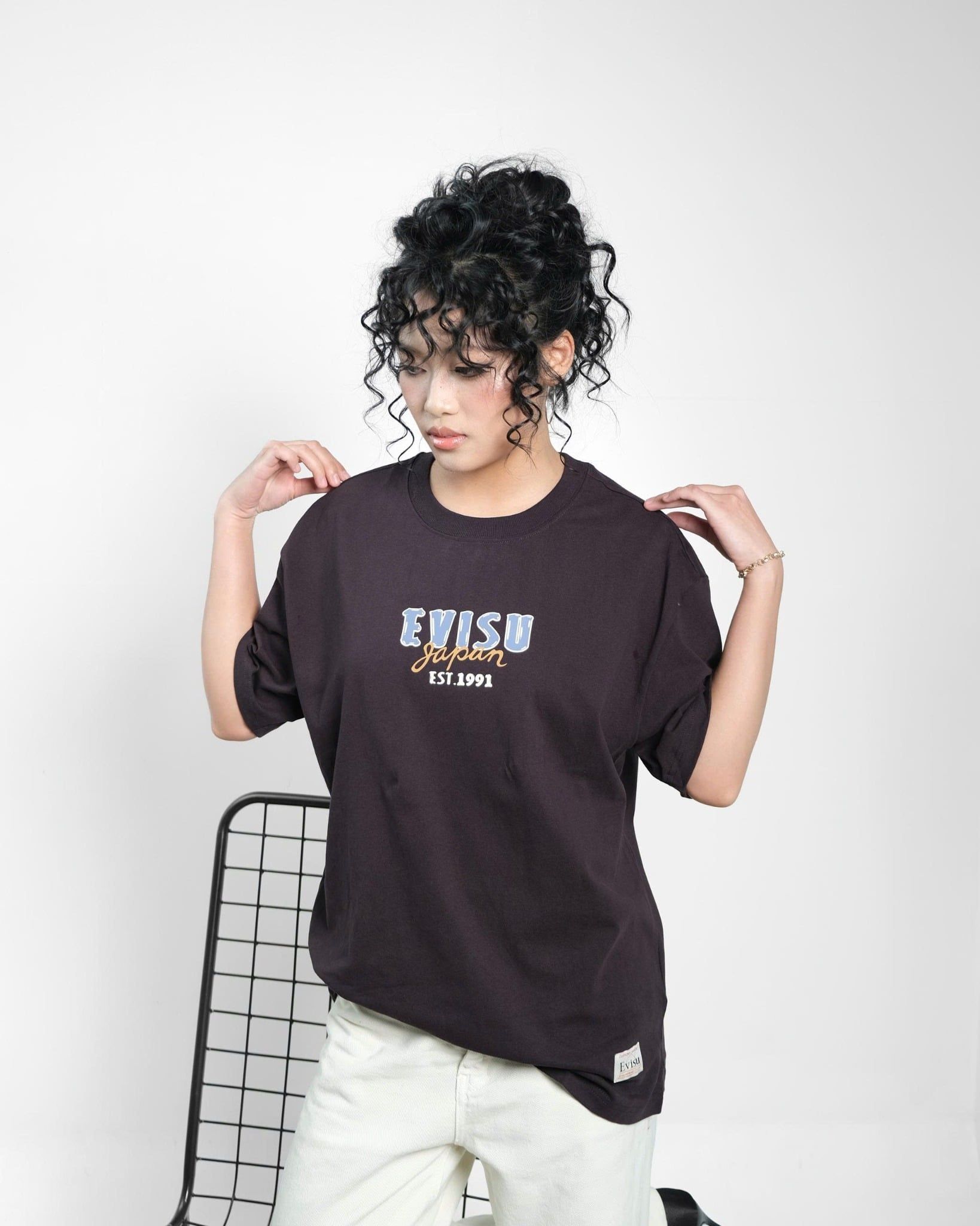 Áo Thun Evisu 1911 Đen Hàng Chính Hãng 