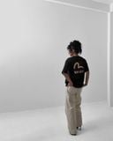  Áo Thun Evisu Đen Sọc Hàng Chính Hãng 