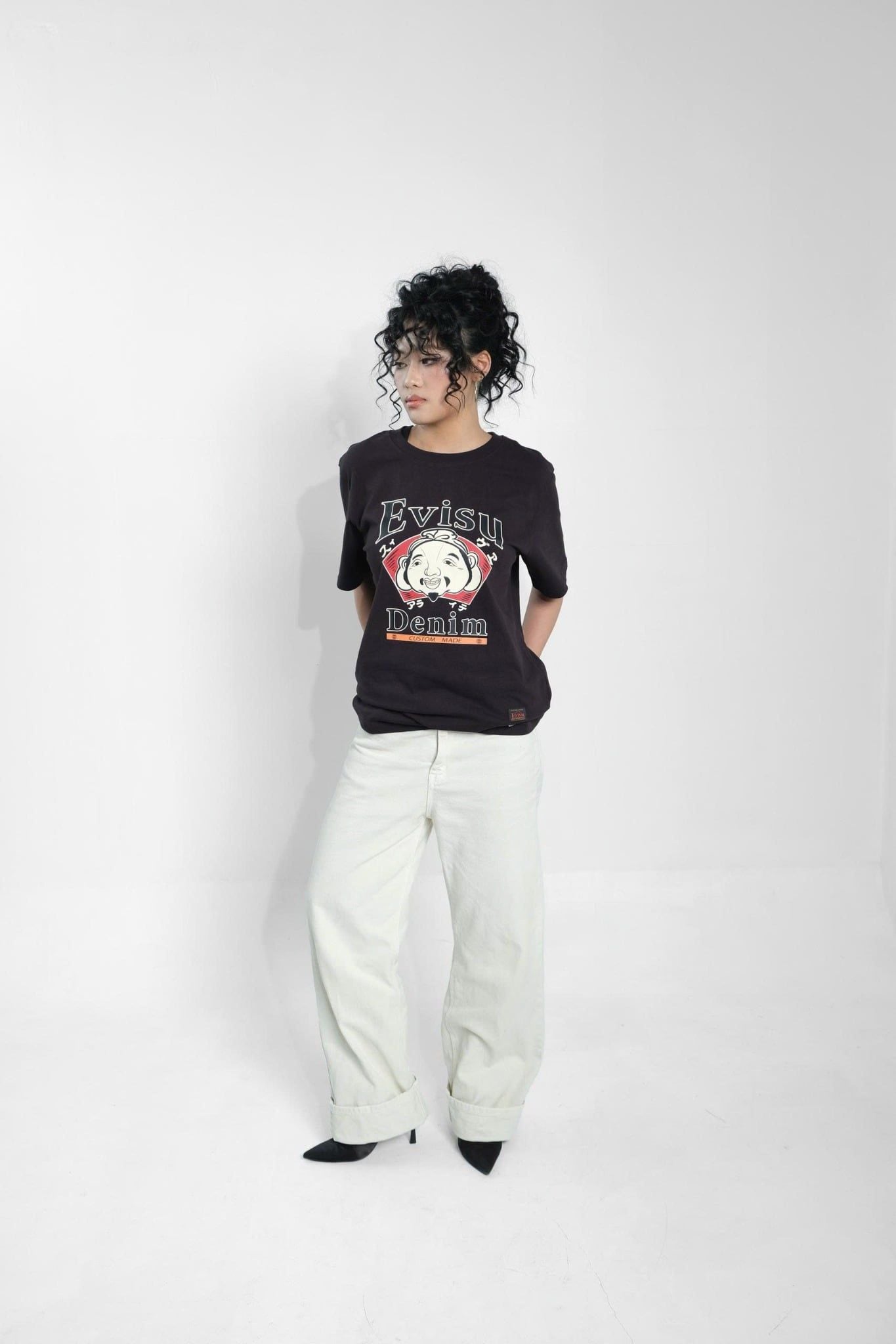  ÁO THUN EVISU ICONIC DENIM HÀNG CHÍNH HÃNG 