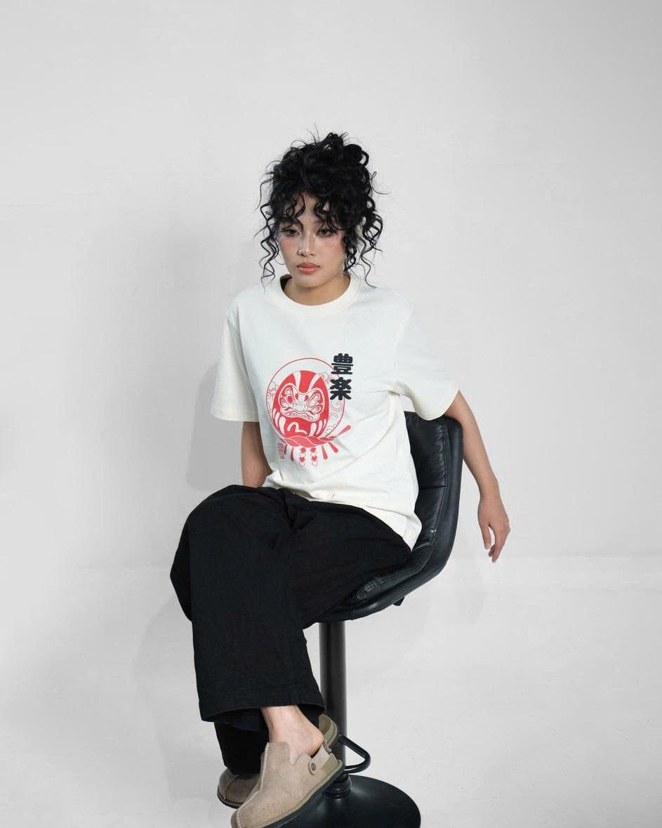  ÁO THUN EVISU LÂN KEM ĐỎ HÀNG CHÍNH HÃNG 