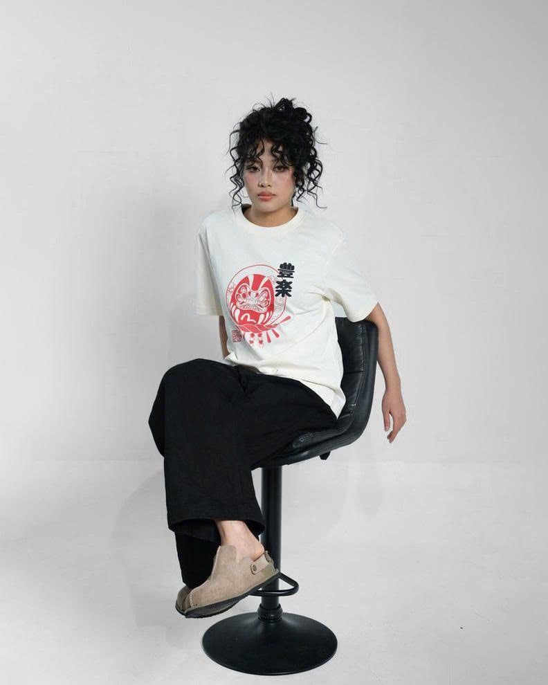  ÁO THUN EVISU LÂN KEM ĐỎ HÀNG CHÍNH HÃNG 