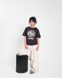  Áo Thun Evisu Tough TailLored Đen In Trắng Hàng Chính Hãng 