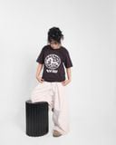  Áo Thun Evisu Tough TailLored Đen In Trắng Hàng Chính Hãng 