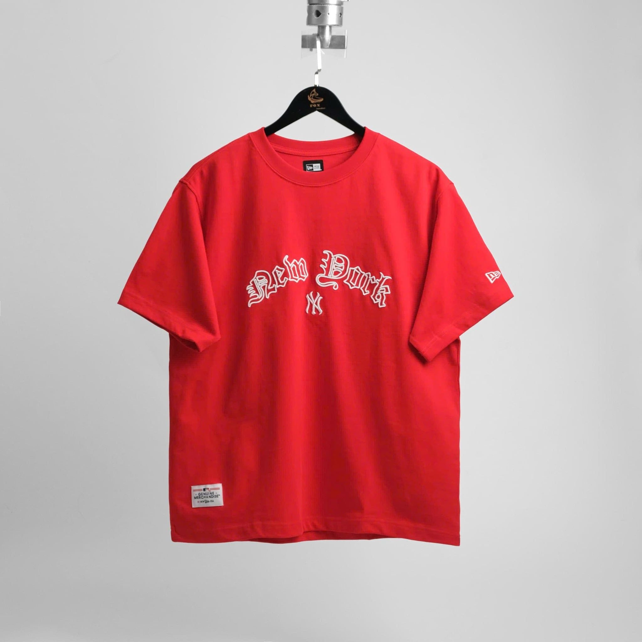  Áo Thun New Era Ny Gothic Đỏ Hàng Chính Hãng 