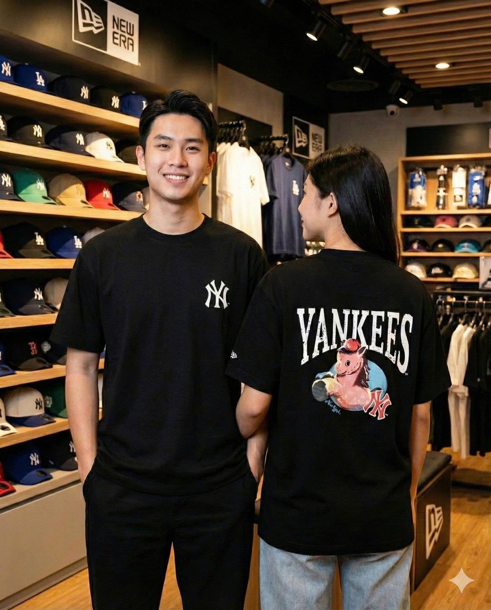  Áo Thun New Era Ngựa Đen Hàng Chính Hãng 16668807 