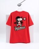  Áo Thun New Era NY Peanuts Đỏ Hàng Chính Hãng 