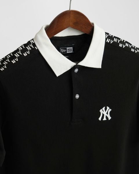  Polo New Era NY Đen Mono Vai Hàng Chính Hãng 13622808 