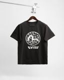  Áo Thun Evisu Tough TailLored Đen In Trắng Hàng Chính Hãng 