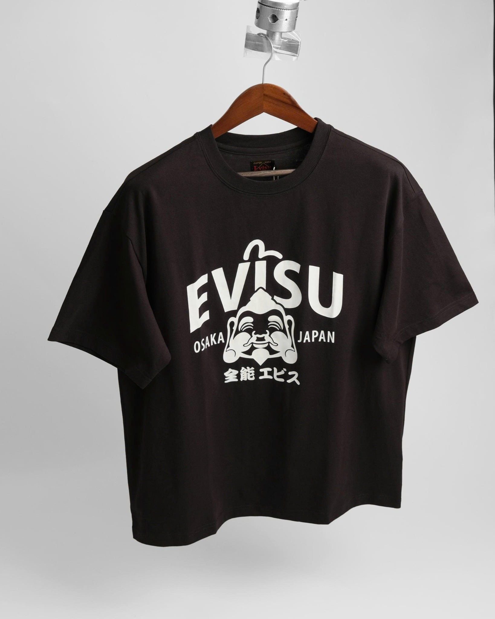  Áo Thun Evisu Đen Logo Trắng Hàng Chính Hãng 