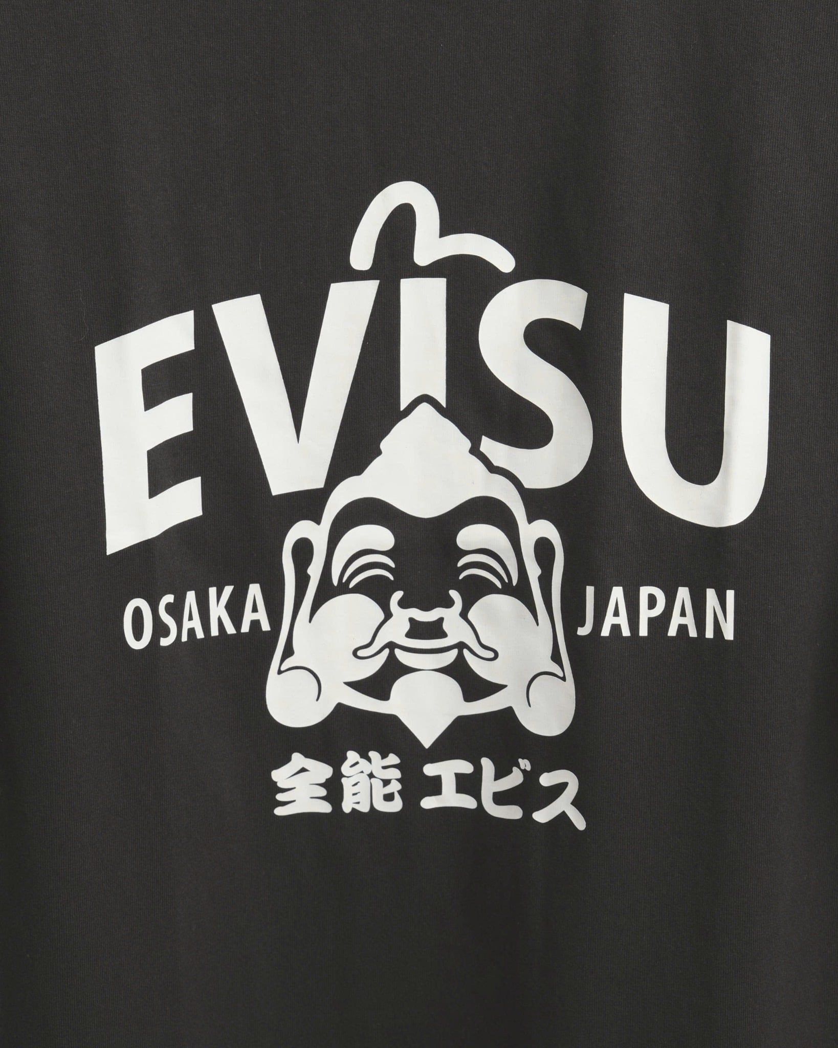  Áo Thun Evisu Đen Logo Trắng Hàng Chính Hãng 