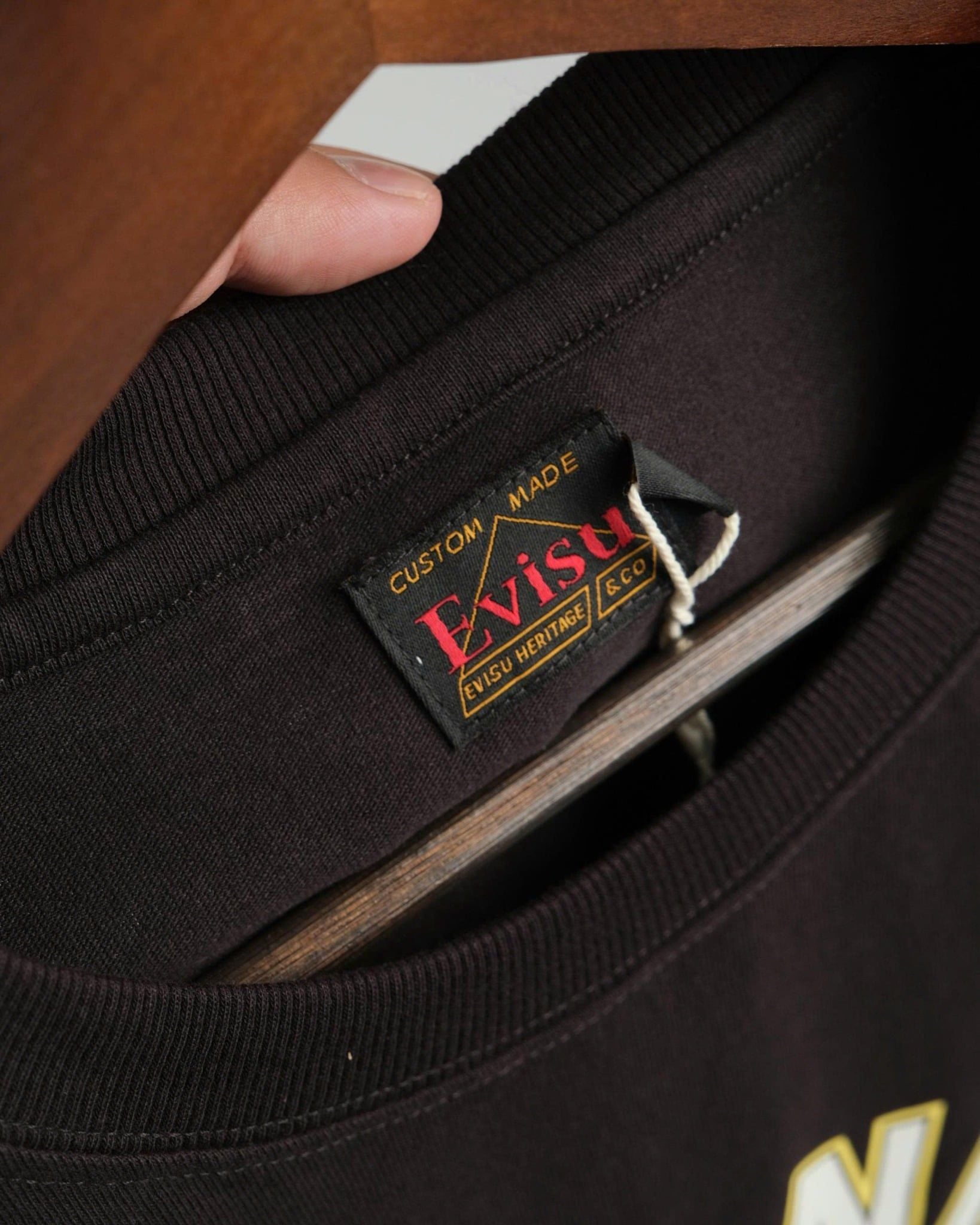  Áo Thun Evisu Daruma Đen Hàng Chính Hãng 