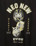  Áo Thun Evisu Daruma Đen Hàng Chính Hãng 