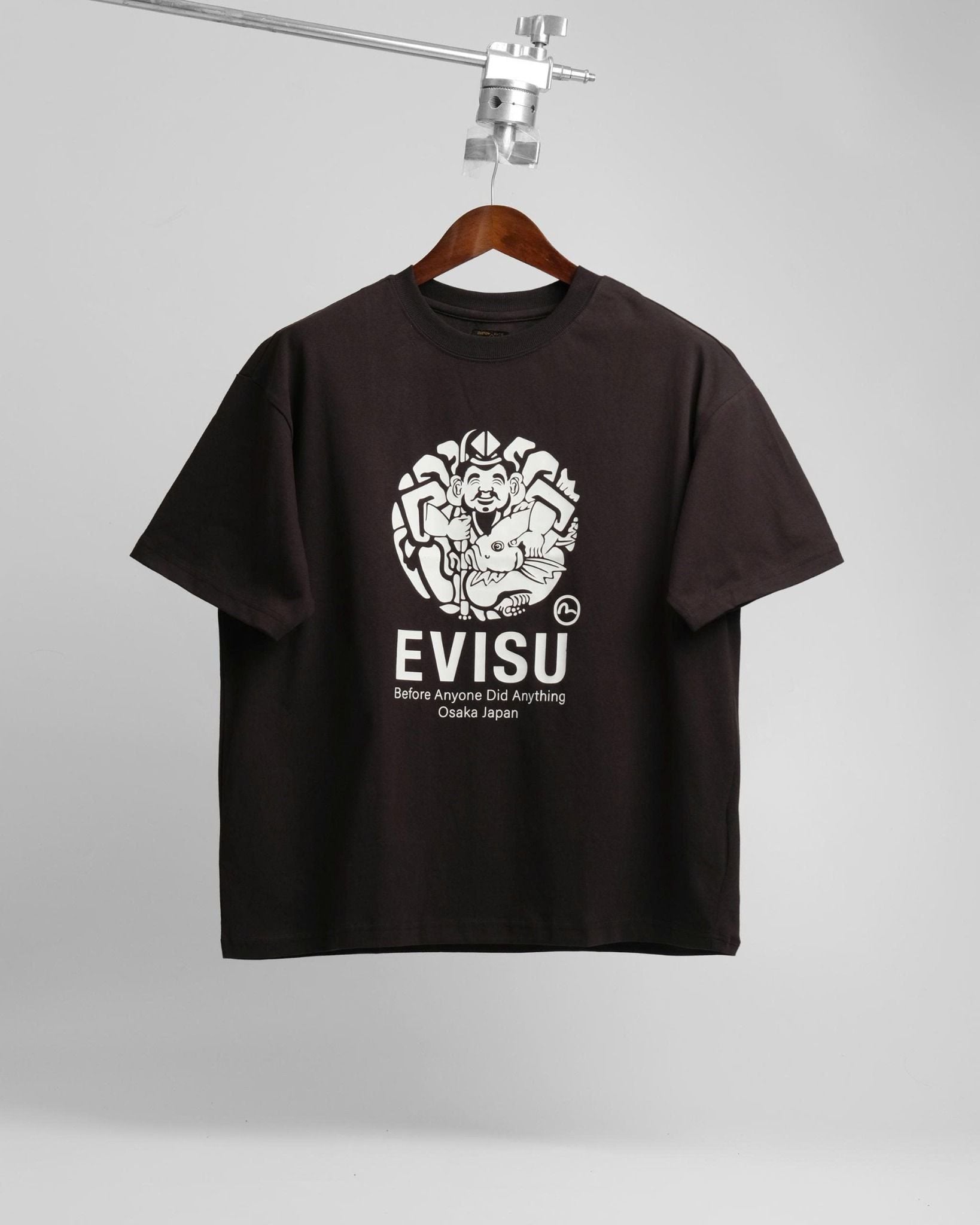  ÁO THUN EVISU ÔNG ĐỊA ĐEN HÀNG CHÍNH HÃNG 