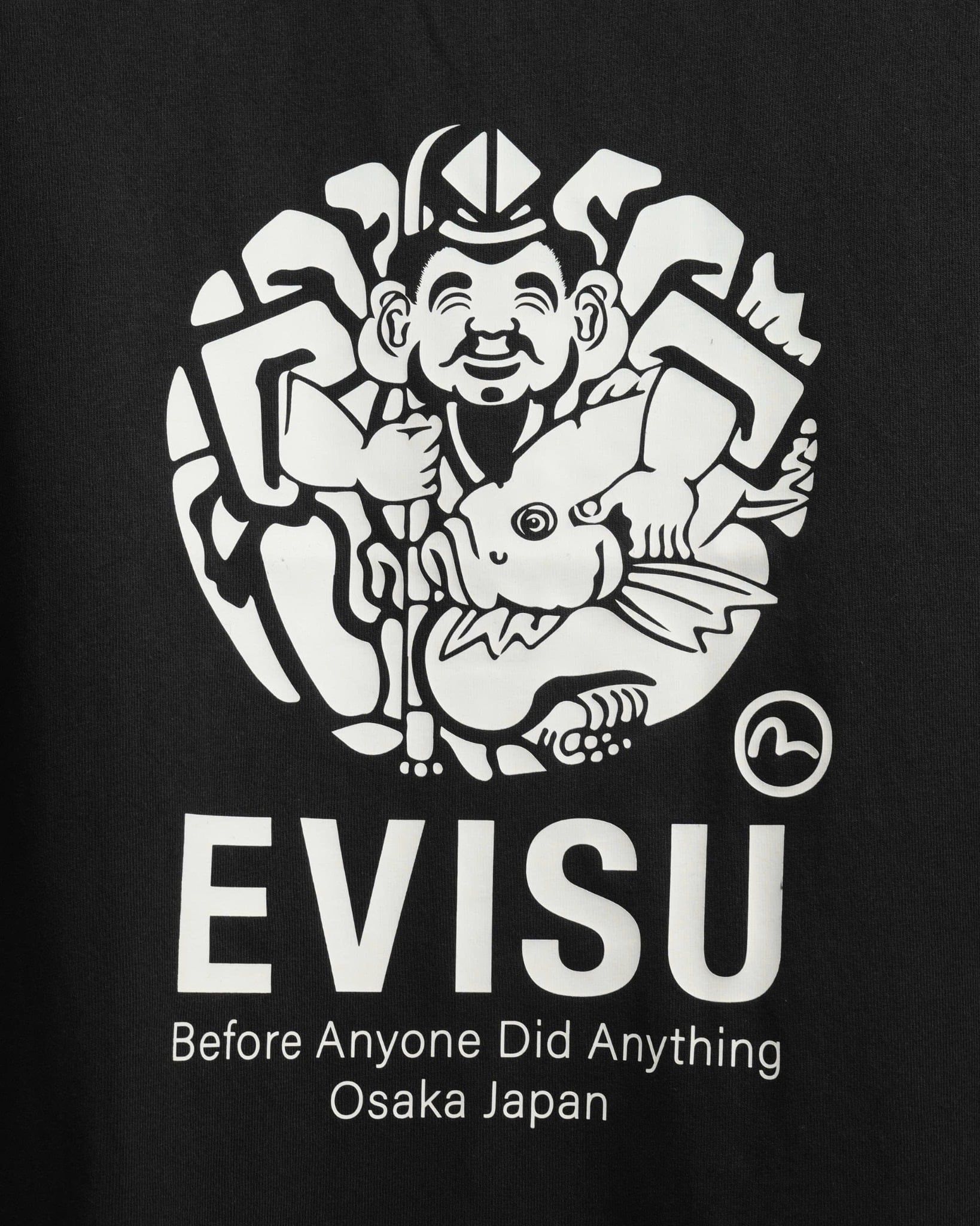  ÁO THUN EVISU ÔNG ĐỊA ĐEN HÀNG CHÍNH HÃNG 