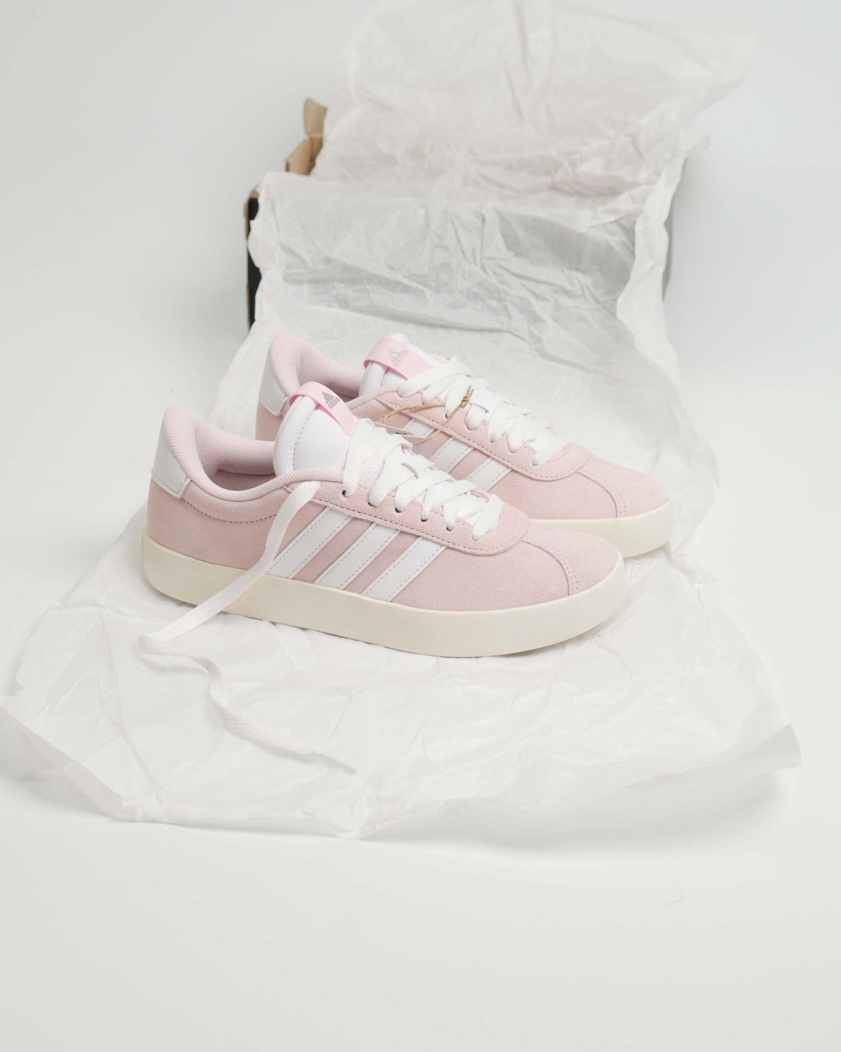  Giày ADIDAS VL COURT 3.0 CLEAR PINK / WHITE – JP5325 Hàng Chính Hãng 